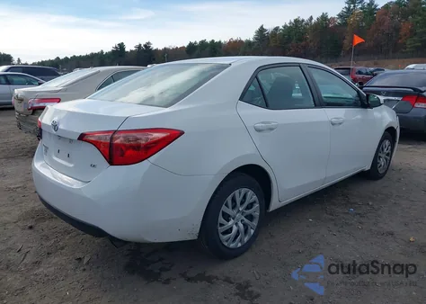 2018 Toyota Corolla Le из США, поврежденный, VIN 5YFBURHE4JP822082